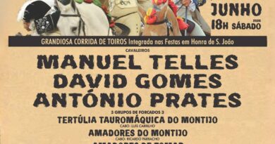 Pegões recebe grandiosa corrida de touros integrada nas Festas de São João