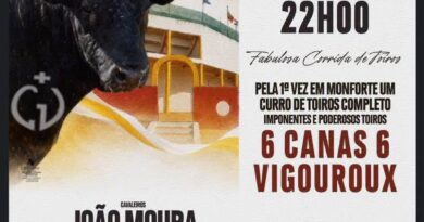 Monforte recebe grande corrida de toiros a 14 de agosto
