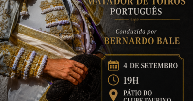 Tomás Bastos em destaque no Clube Taurino da Moita
